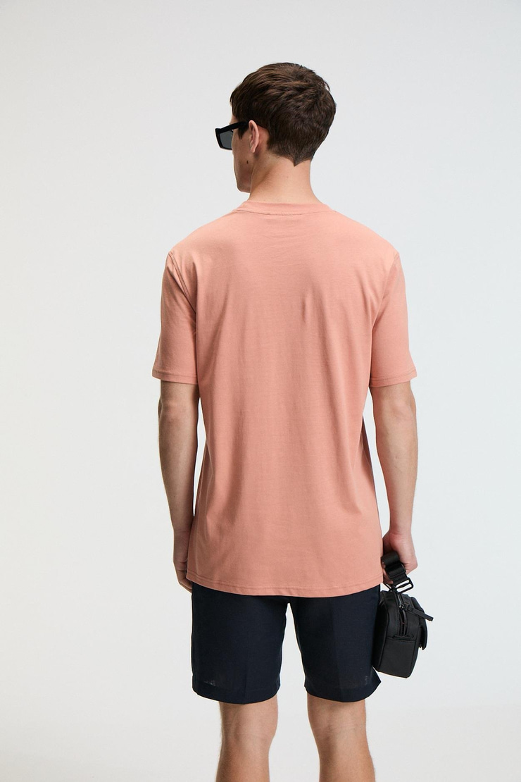 SWEET Erkek %100 Pamuk Oversize Fit Baskılı Kısa Kollu Yuvarlak Yakalı Yavruağzı T-Shirt