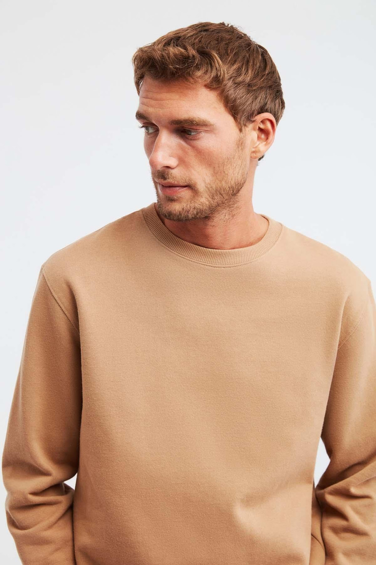 TRAVIS Relaxed Regular Kahverengi  Sweatshirt