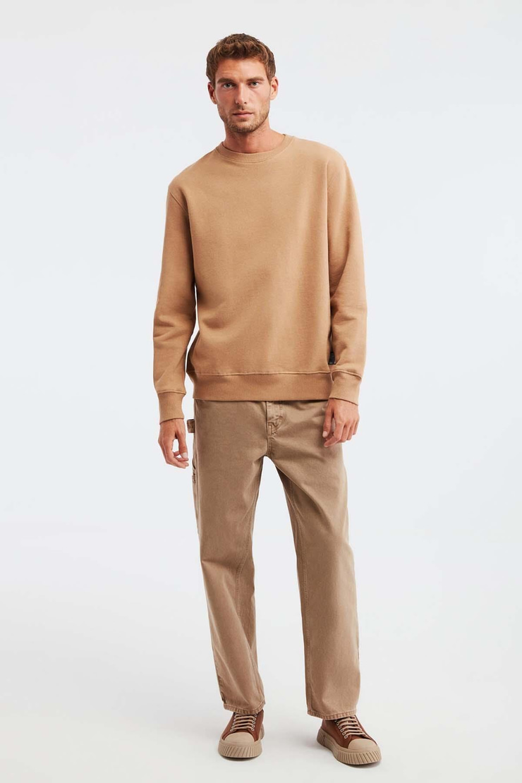 TRAVIS Relaxed Regular Kahverengi  Sweatshirt