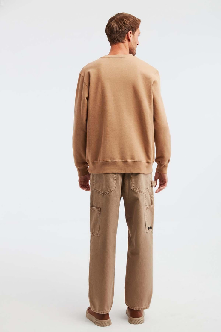 TRAVIS Relaxed Regular Kahverengi  Sweatshirt