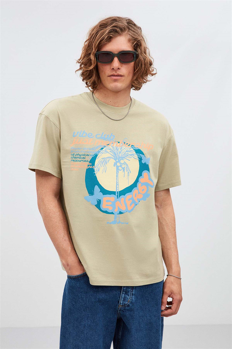 VİBE Örme Oversize 760  T-Shirt
