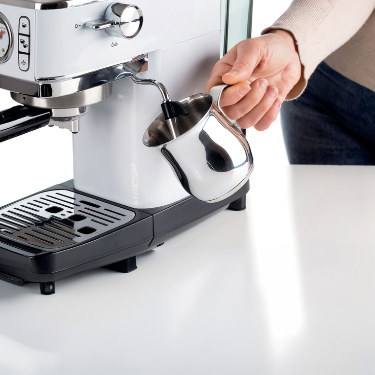 Ariete Moderna Espresso Slim Kahve Makinesi Beyaz 1381/14