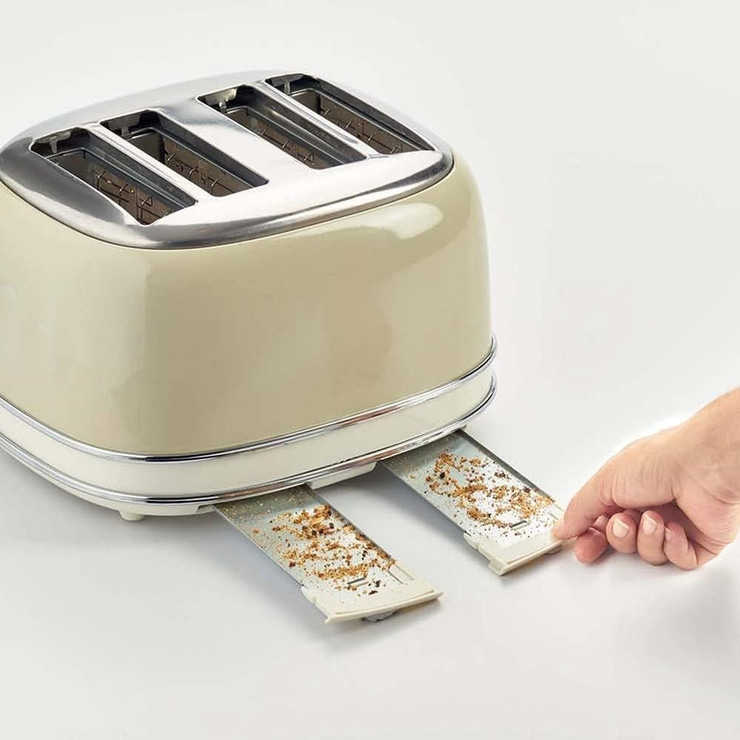 Ariete Vintage Ekmek Kızartma Makinesi - 4 Dilim, Bej