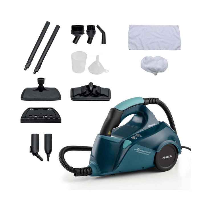 Ariete XVapor Deluxe 1500W Buharlı Temizleyici 4145/22 – 1,6 L Paslanmaz Çelik Kazan 60 Dakika Kesintisiz Buhar 4145/22