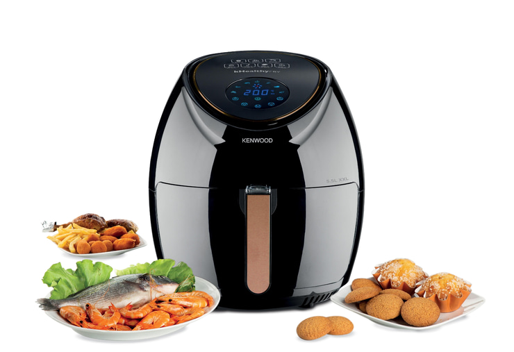 Kenwood Airfryer XXL 5,5 Lt Geniş Kapasite, Siyah HFP50.000BK