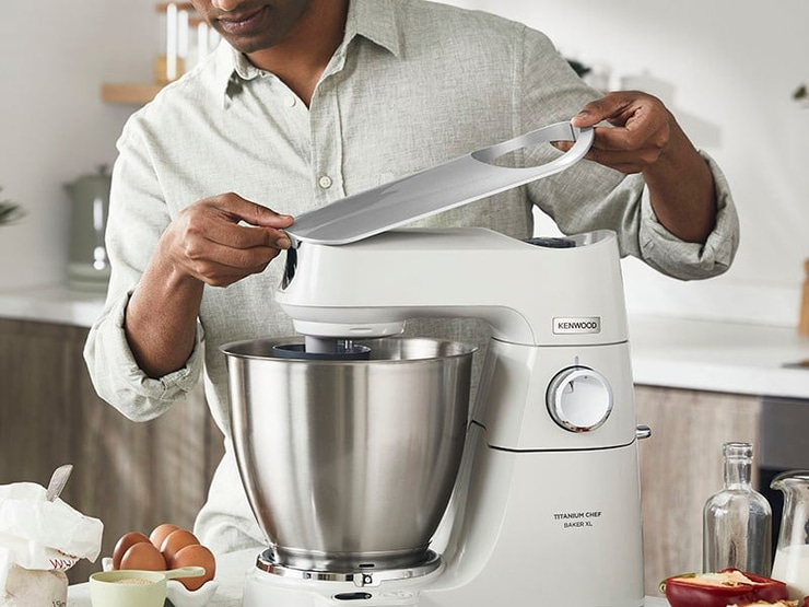 Kenwood Chef Baker Mutfak Şefi Değiştirilebilir Üst Kapak Gümüş KAT65.000SI