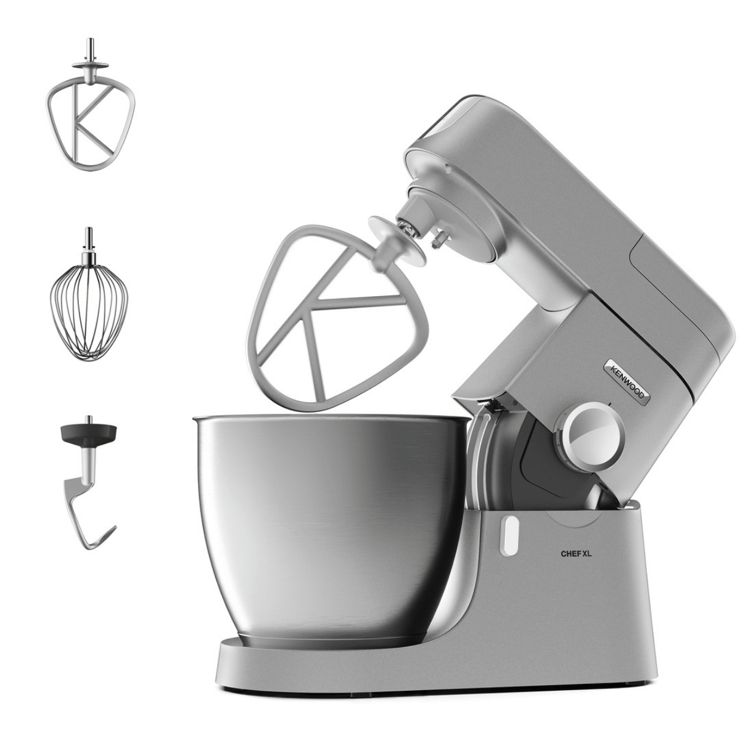 Kenwood Chef XL Mutfak Şefi Silver 1200 Watt 6,7 Lt KVL4100S + HFP50.000WH Airfryer Hediyeli