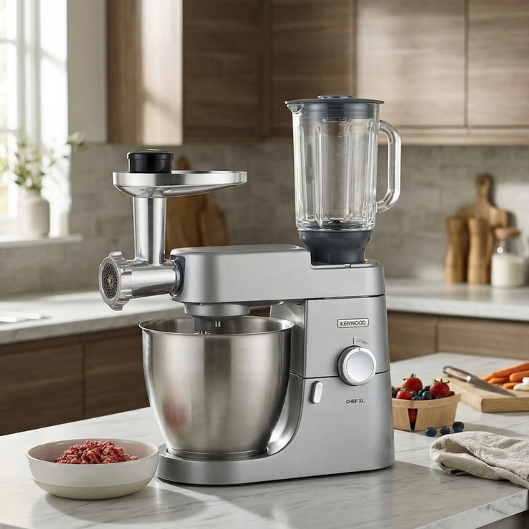 Kenwood Chef XL Mutfak Şefi Silver 1200 Watt 6,7 Lt KVL4170S + Airfryer Hediyeli