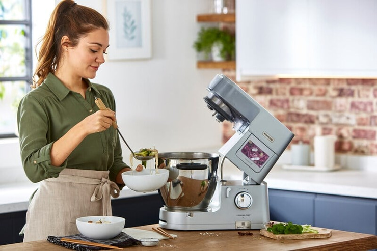 Kenwood Cooking Chef XL 6,7L Tartabilen İndüksiyon Pişirme Özellikli  Mutfak Şefi KCL95.004SI