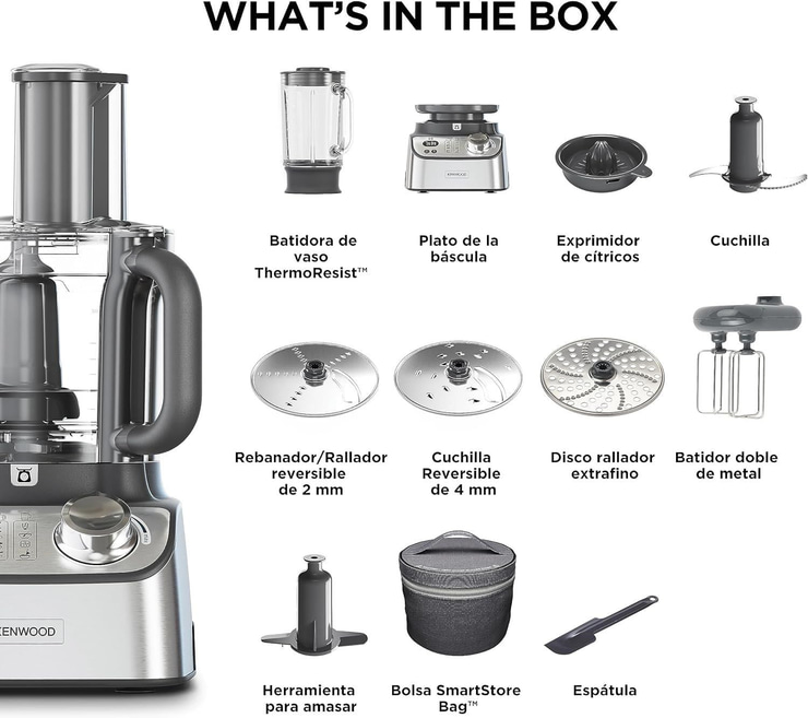 Kenwood FDM71.900SS Multi Pro Express Weigh+ Tartılı Mutfak Robotu