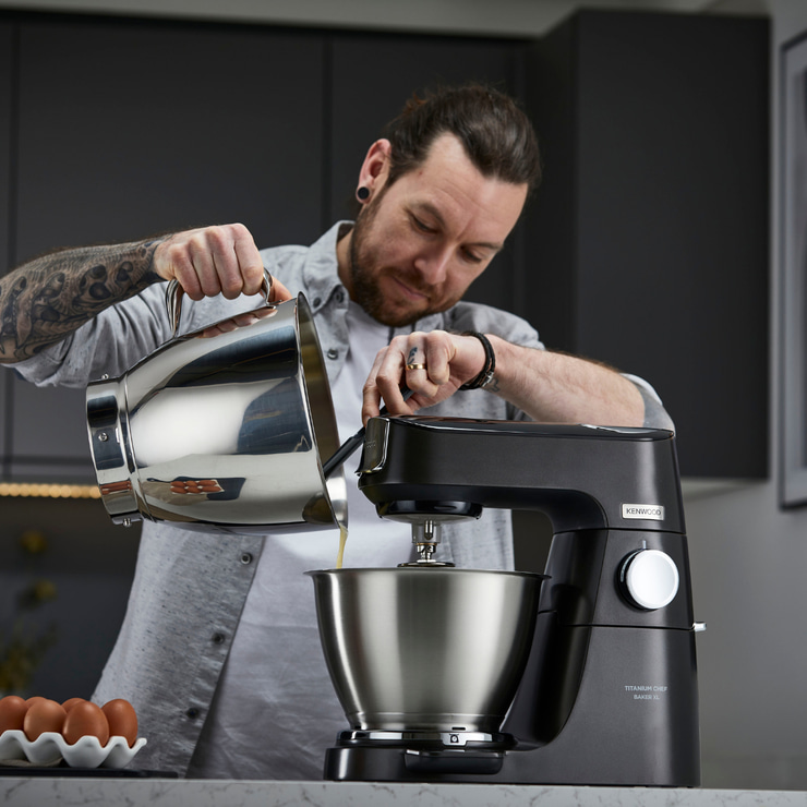 Kenwood KVL85.004SI Titanium Chef Baker XL Mutfak Şefi-Black