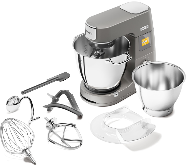 Kenwood KWL90.124SI Titanium Chef Patissier XL 1400W Çift Hazne 7L Silver Mutfak Şefi Stand Mikser