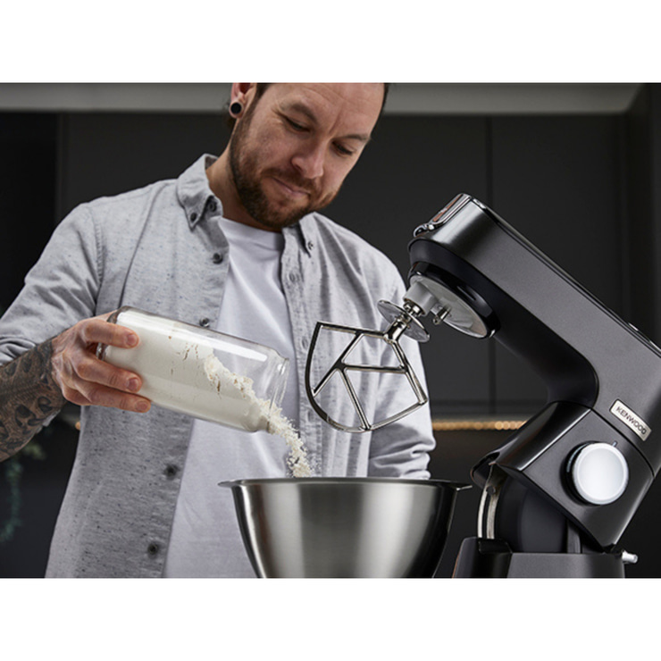 Kenwood Titanium Chef Baker 1200W Çift Hazneli Siyah Mutfak Şefi KVC85.004BK