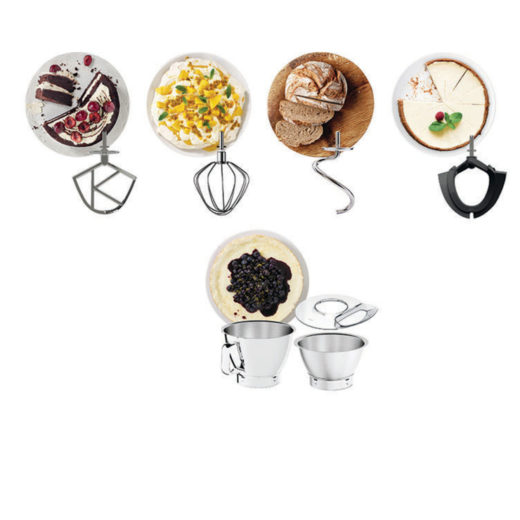 Kenwood Titanium Chef Baker 1200W Çift Hazneli Siyah Mutfak Şefi KVC85.004BK