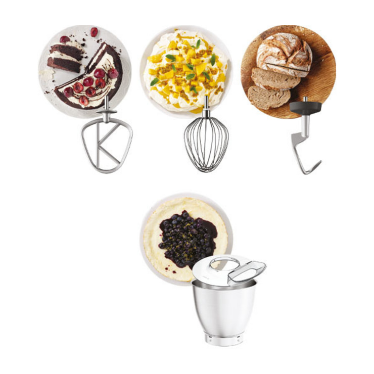 Kenwood Titanium Chef Baker XL Mutfak Şefi 7 Lt Geniş Hazne Beyaz KVL65.001WH + HFP50.000WH Airfryer Hediyeli
