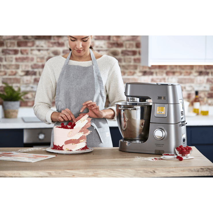 Kenwood Titanium Chef Pattisier XL Isıtma Özellikli 1500 Watt 7L Mutfak Şefi KWL90.004SI