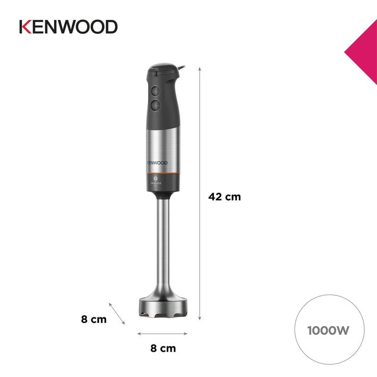 Kenwood Triblade System El Blender Seti HBM60.307GY 