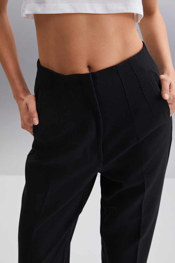 ADEA Jogger Regular Siyah Tekli Pantolon
