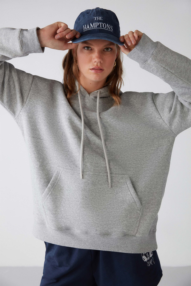 ADEL Örme Relaxed Gri  Sweatshirt