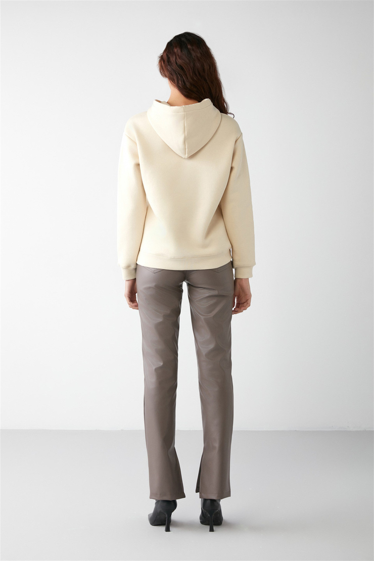 ADEL Örme Relaxed Vanilya  Sweatshirt
