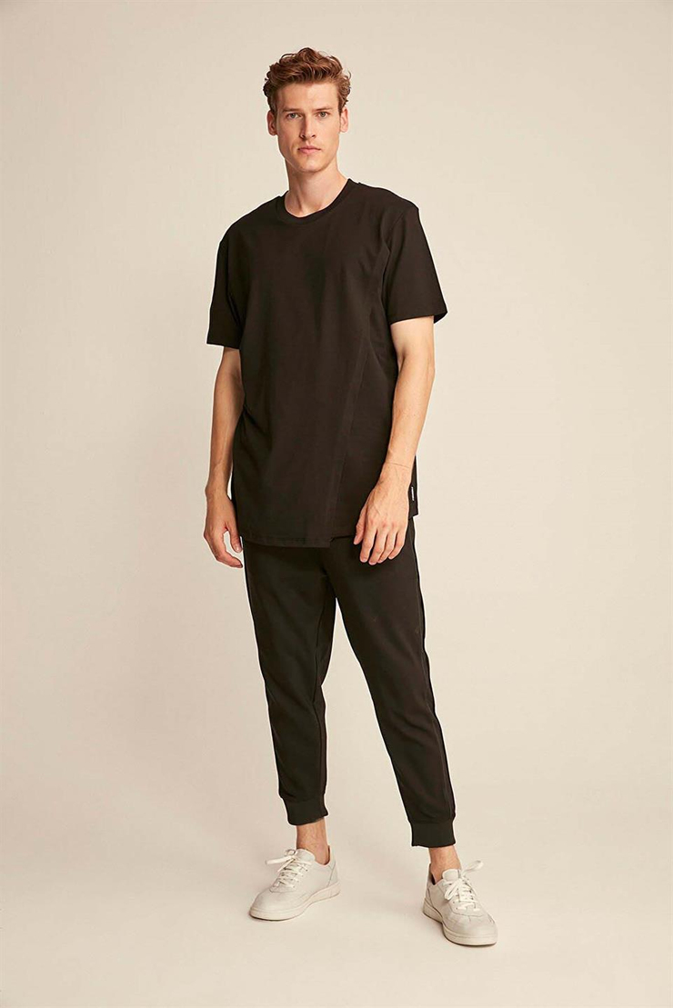ADRIEL Örme  Siyah  T-Shirt