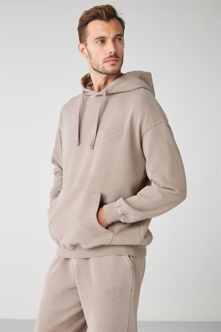 ALEXIS Örme Regular Bej  Sweatshirt