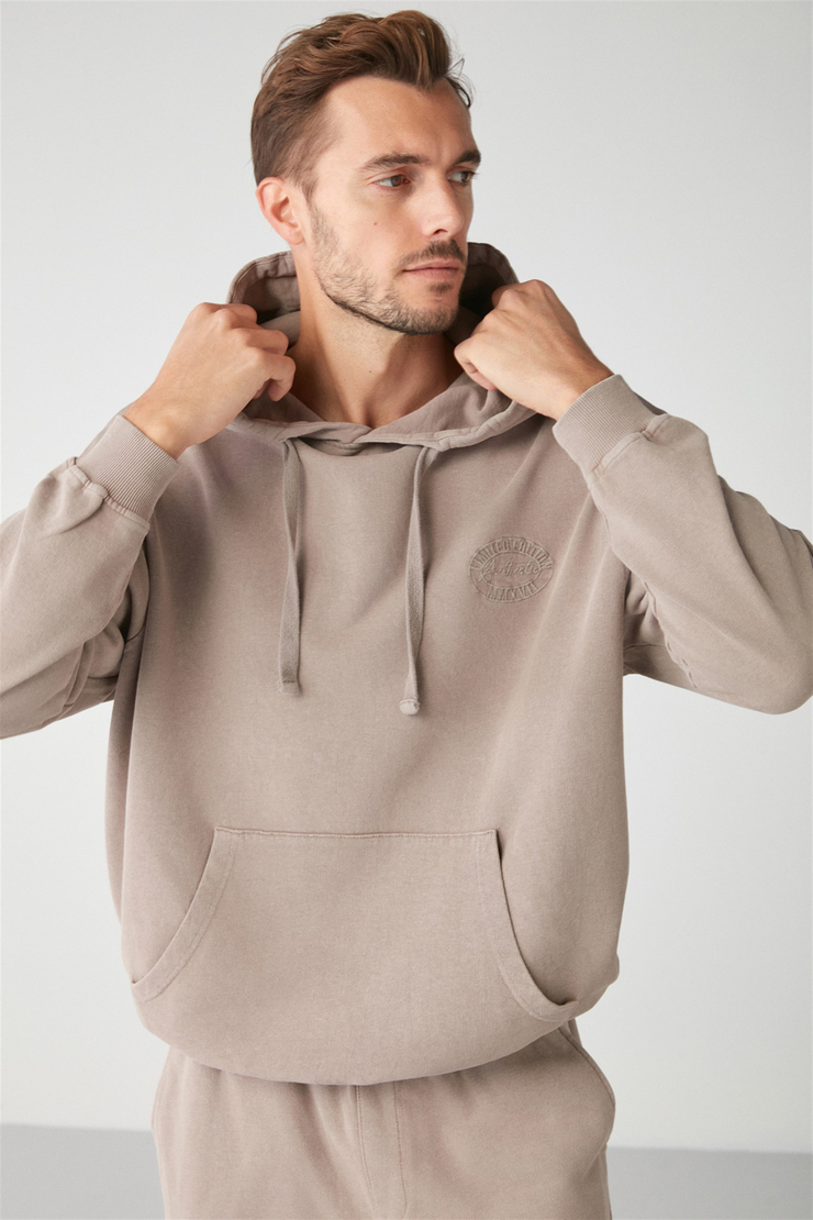 ALEXIS Örme Regular Bej  Sweatshirt