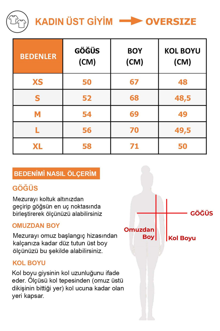 ALFA Örme Oversize Mor  Sweatshirt