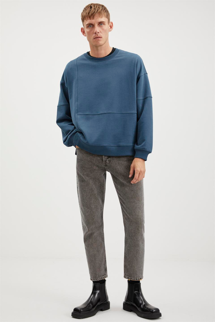 ALLEN  Oversize Petrol Yeşili  Sweatshirt
