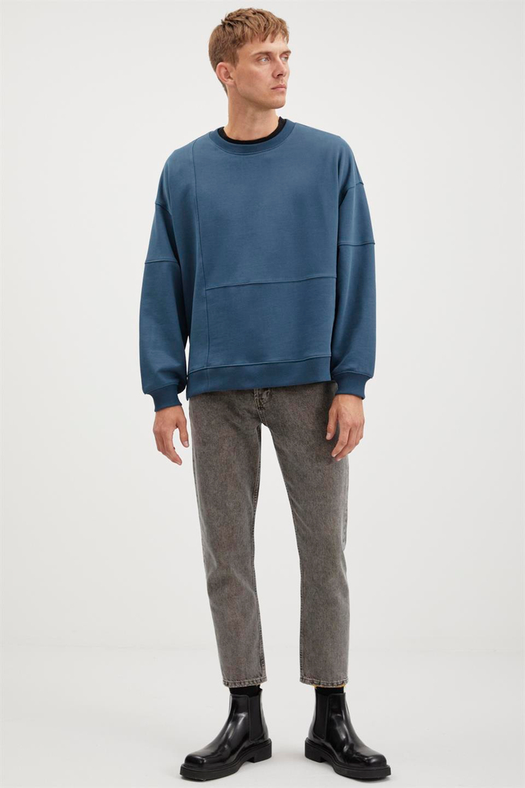 ALLEN  Oversize Petrol Yeşili  Sweatshirt