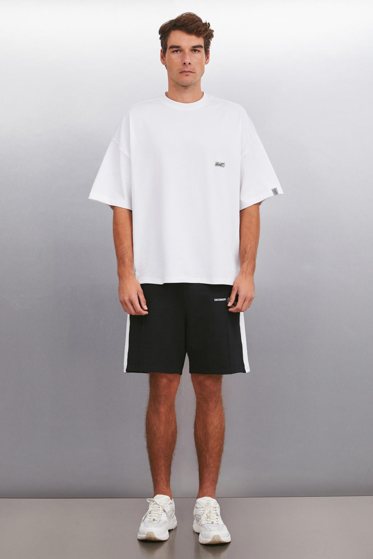 ALVARO Basic Regular Beyaz Tekli T-Shirt