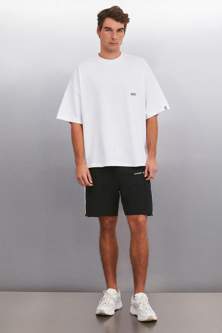 ALVARO Basic Regular Beyaz Tekli T-Shirt