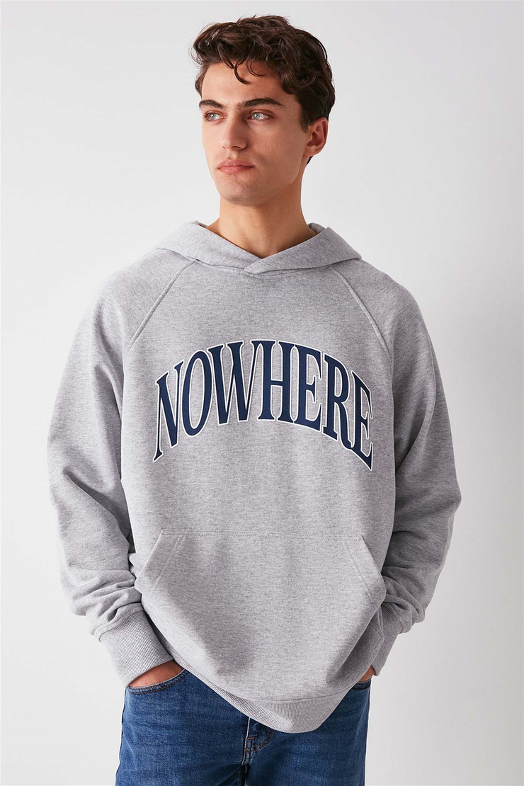 ANOTHER Örme Oversize Grimelanj  Sweatshirt