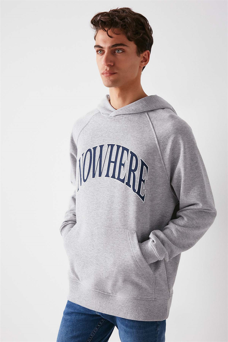 ANOTHER Örme Oversize Grimelanj  Sweatshirt
