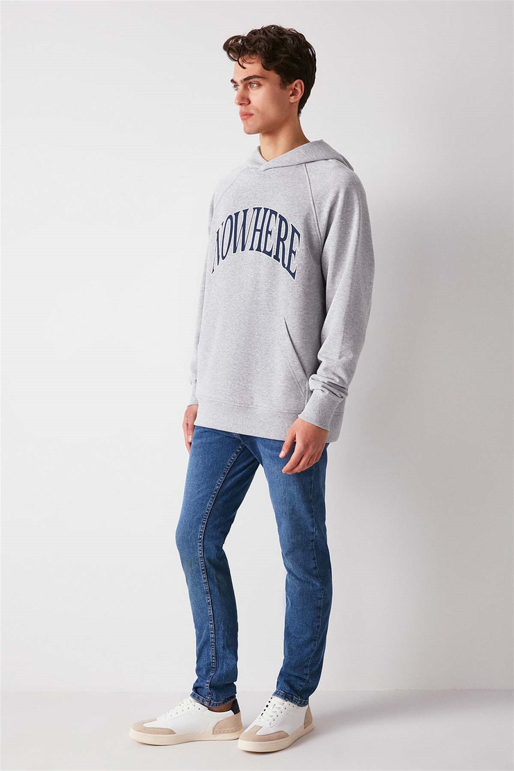 ANOTHER Örme Oversize Grimelanj  Sweatshirt