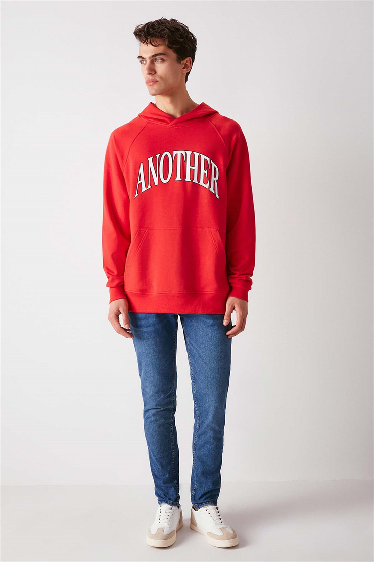 ANOTHER Örme Oversize Kırmızı  Sweatshirt