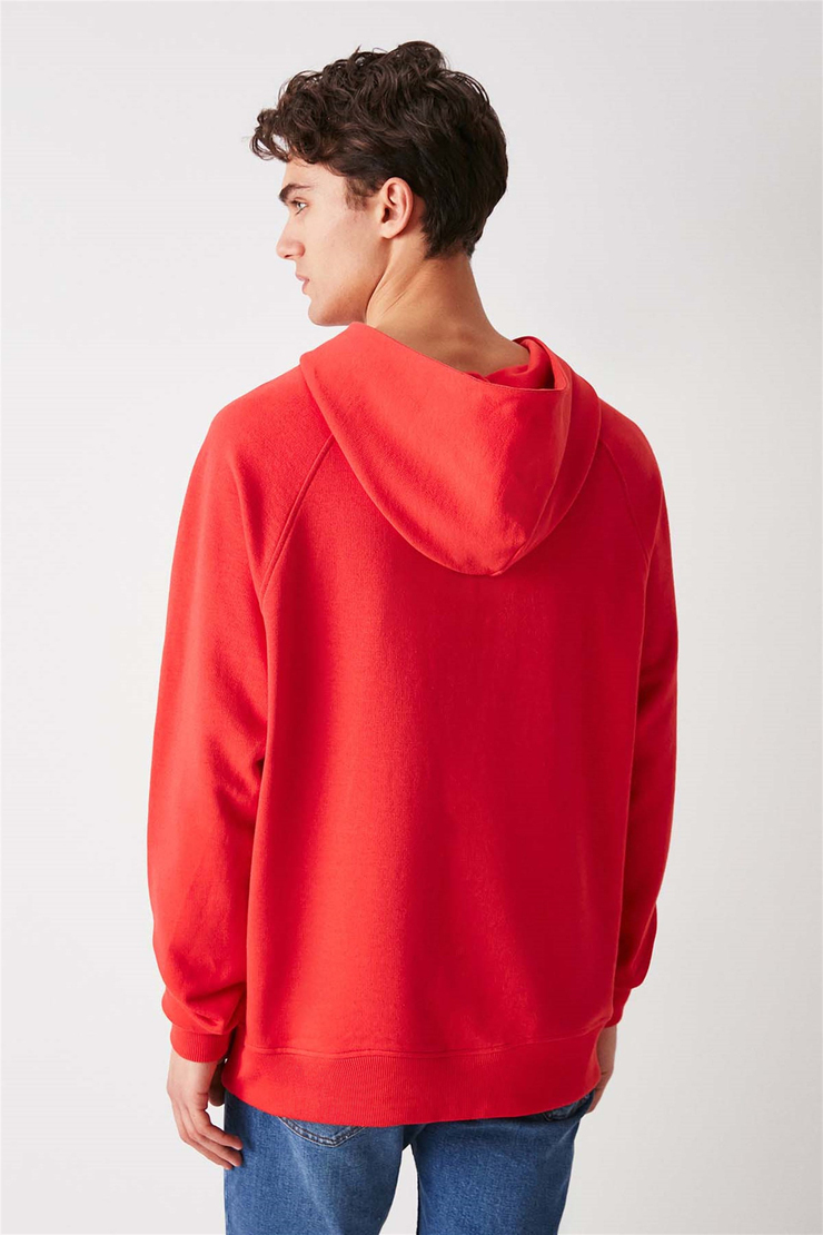 ANOTHER Örme Oversize Kırmızı  Sweatshirt