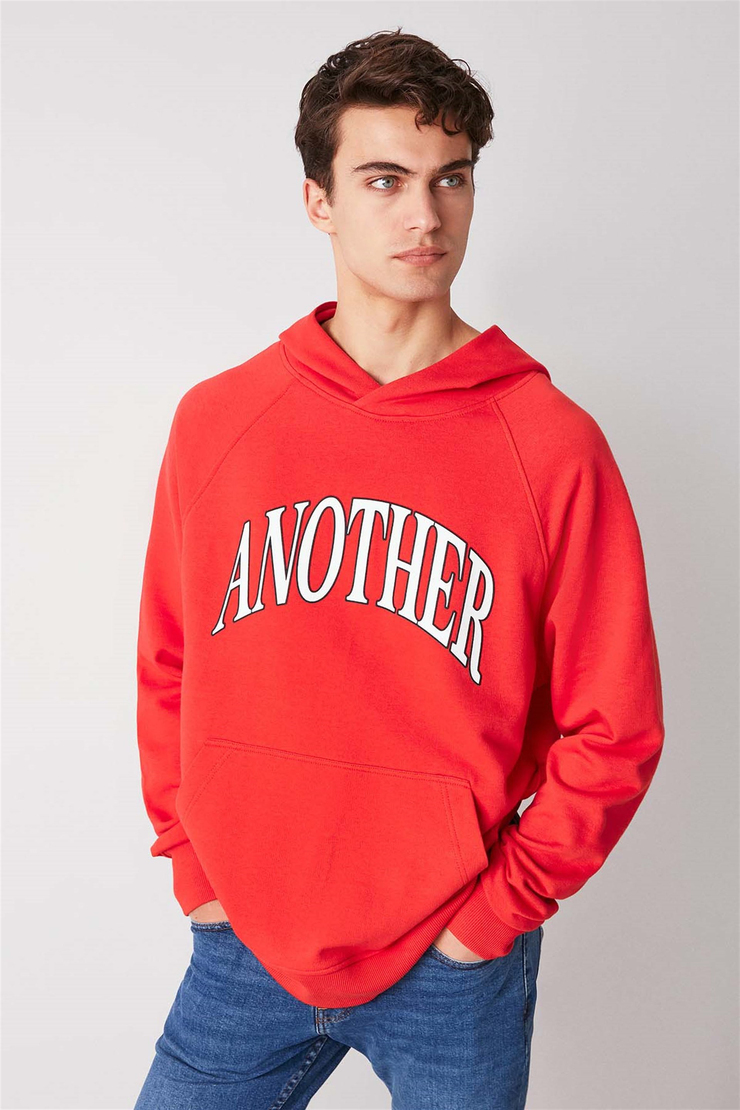 ANOTHER Örme Oversize Kırmızı  Sweatshirt