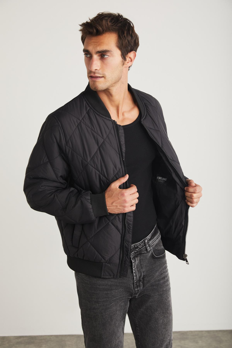 ANTOINE Kapitone Regular Siyah  Mont