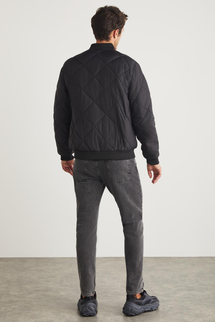 ANTOINE Kapitone Regular Siyah  Mont