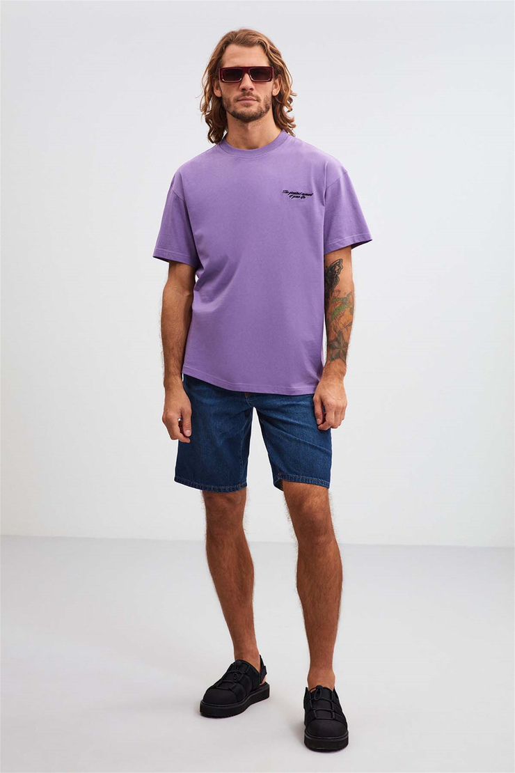 AXTON Örme Oversize 440  T-Shirt