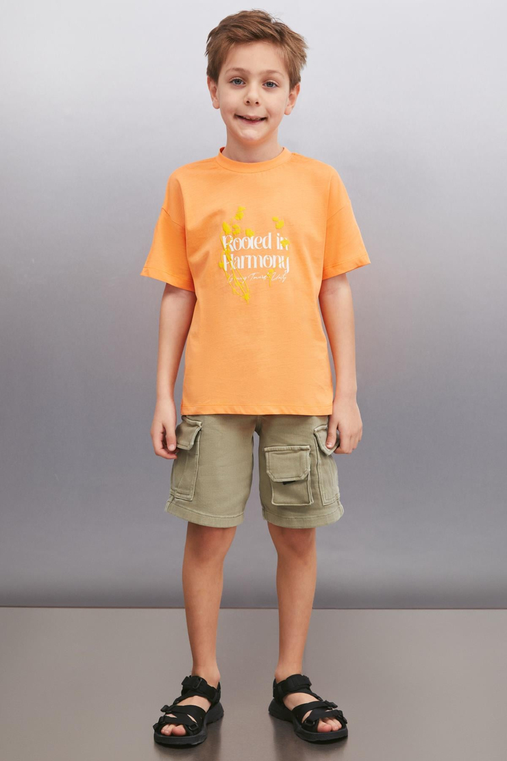 BAIRD  Relaxed Somon Tekli T-Shirt