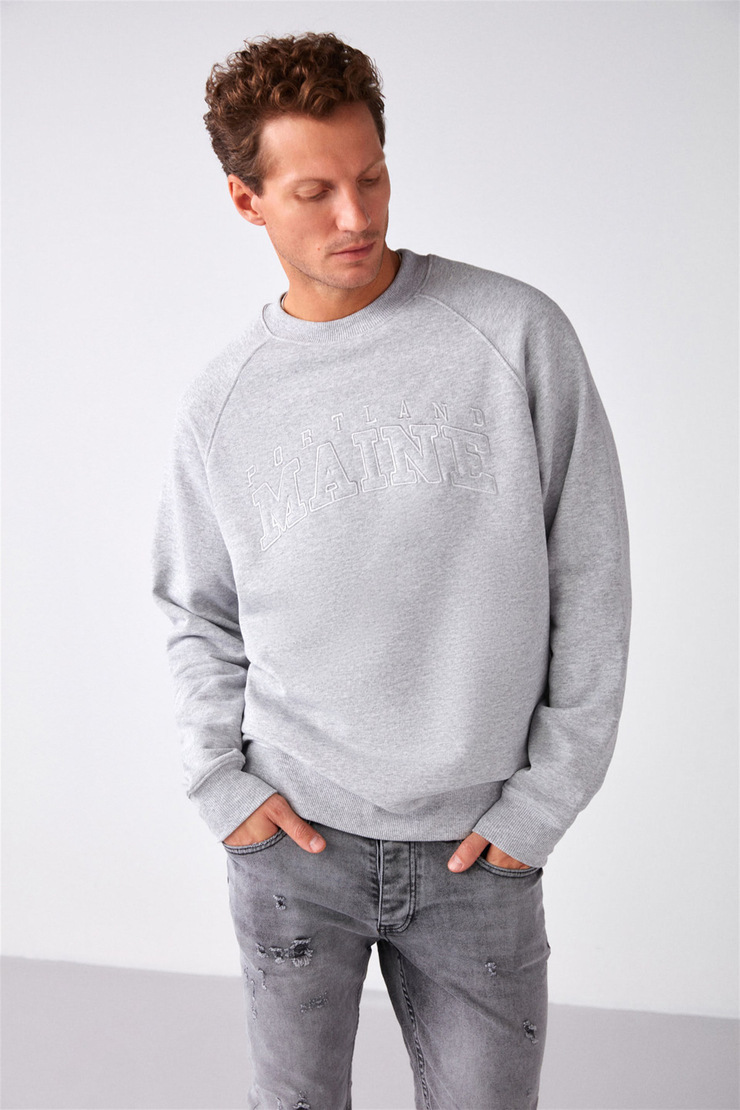 BALANCED Örme Comfort Grimelanj  Sweatshirt