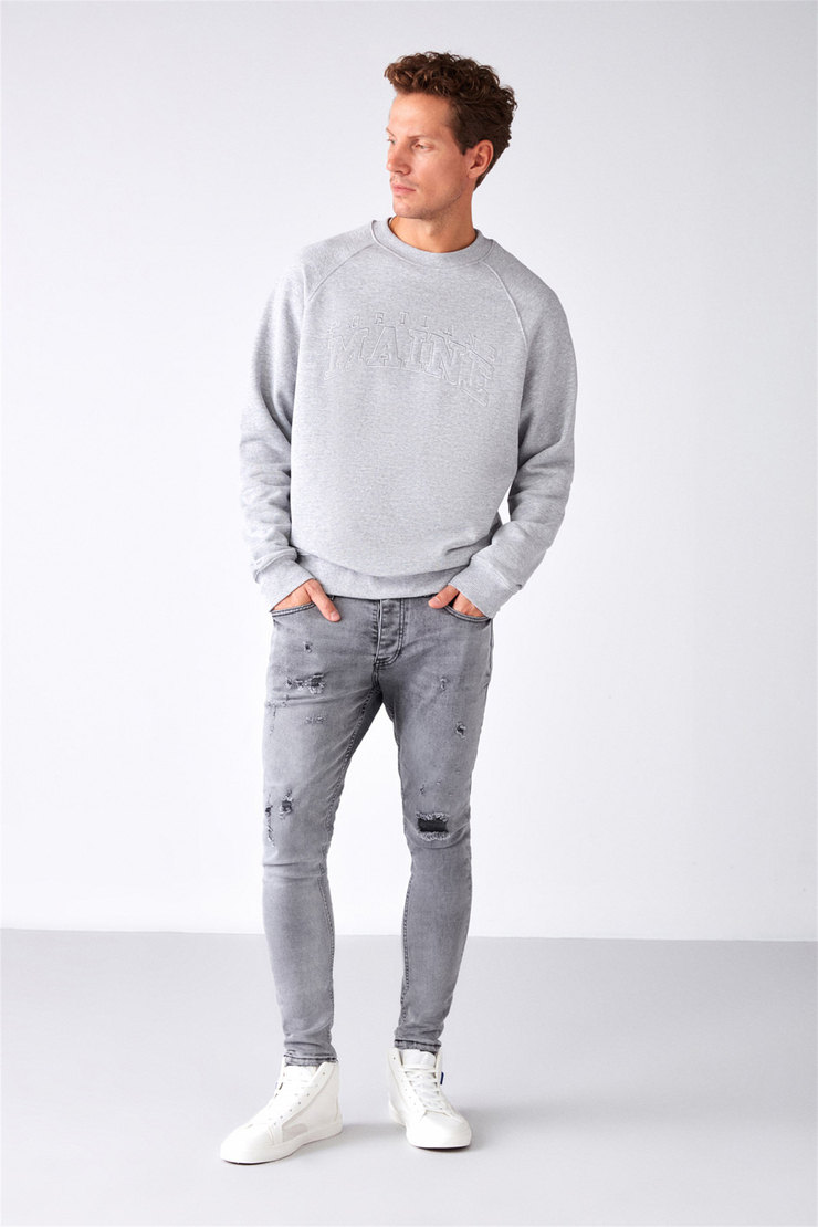BALANCED Örme Comfort Grimelanj  Sweatshirt
