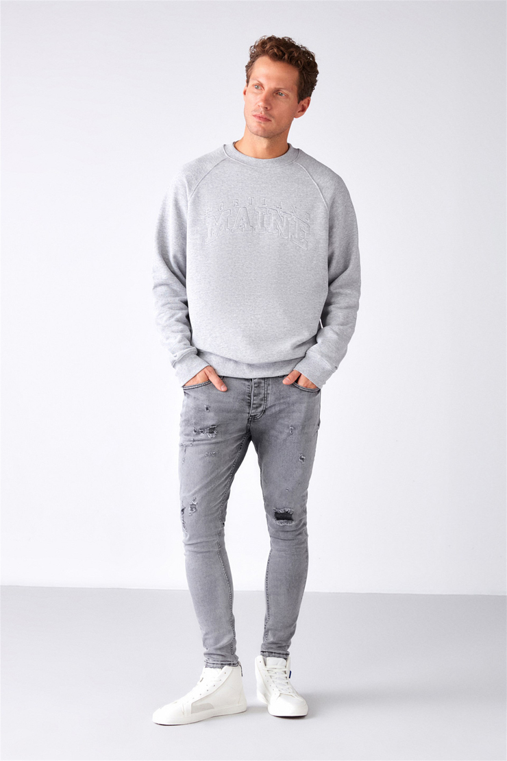 BALANCED Örme Comfort Grimelanj  Sweatshirt