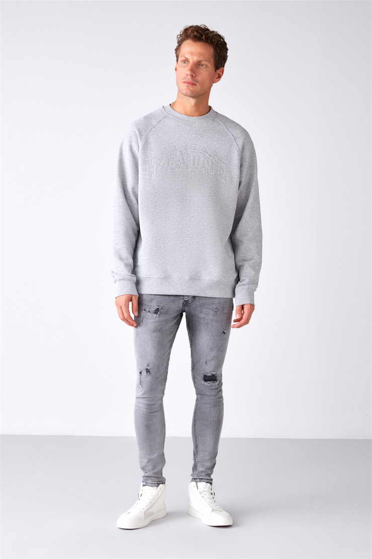 BALANCED Örme Comfort Grimelanj  Sweatshirt