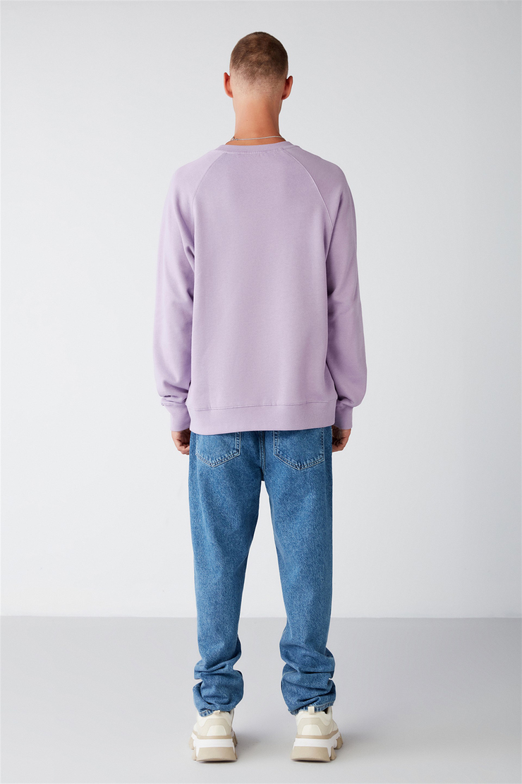 BALANCED Örme Comfort Lila  Sweatshirt