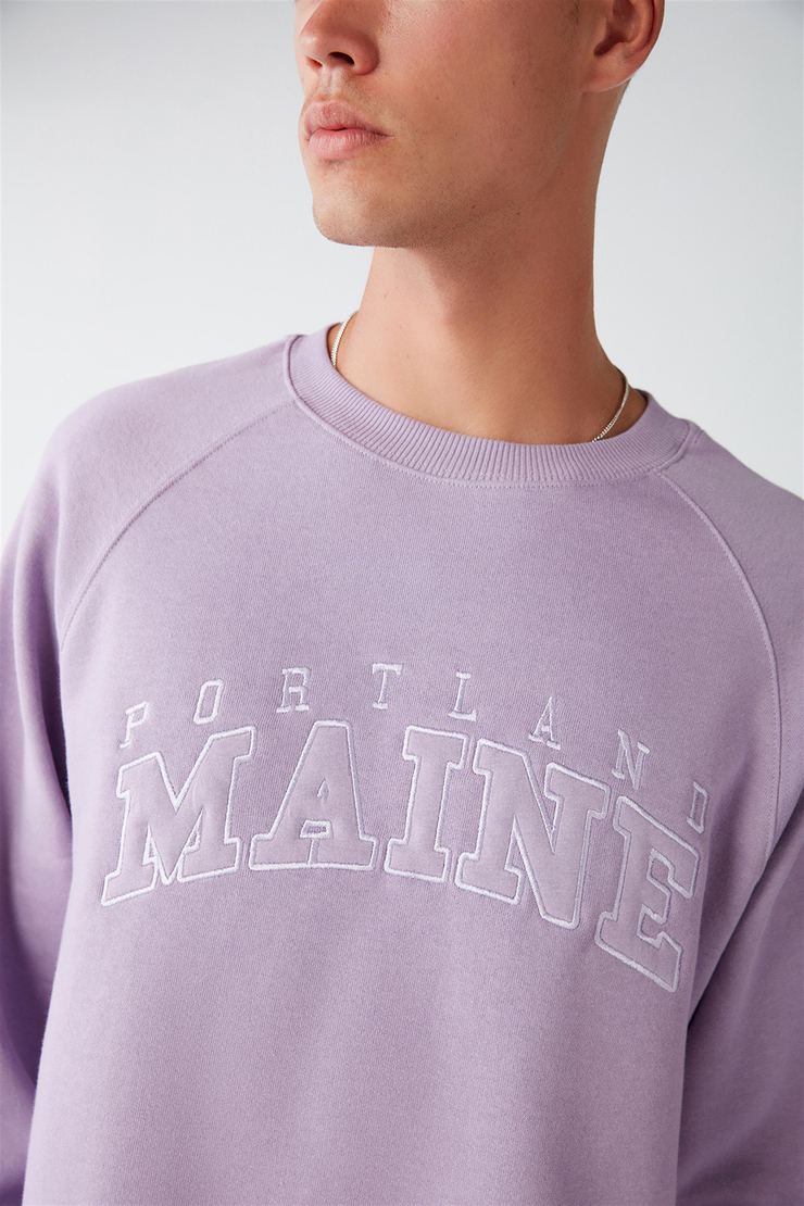 BALANCED Örme Comfort Lila  Sweatshirt