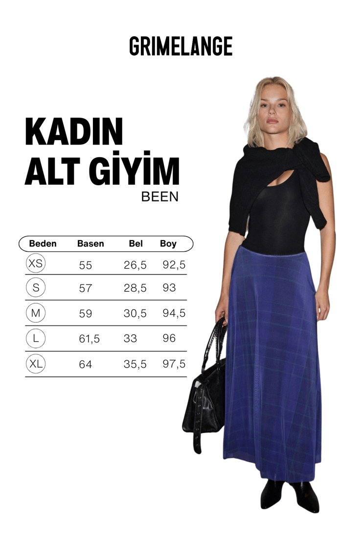 BEEN Kadın Esnek Yumuşak Ve Baskılı Kumaşlı Astarlı Çok Renkli Etek