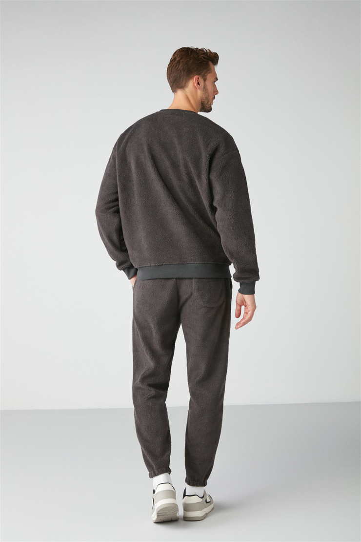 BENJAMIN Örme Relaxed Antrasit  Sweatshirt